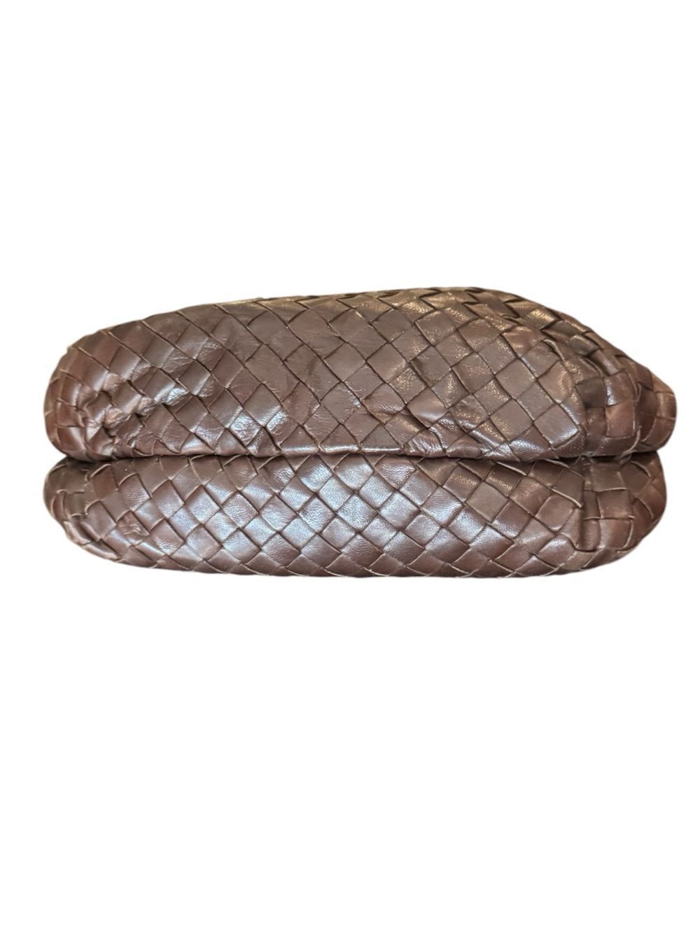 Bottega Veneta Brown Intreciatto Top Handle Vintage Mini Jodie Bag Auth - Picture 8 of 14